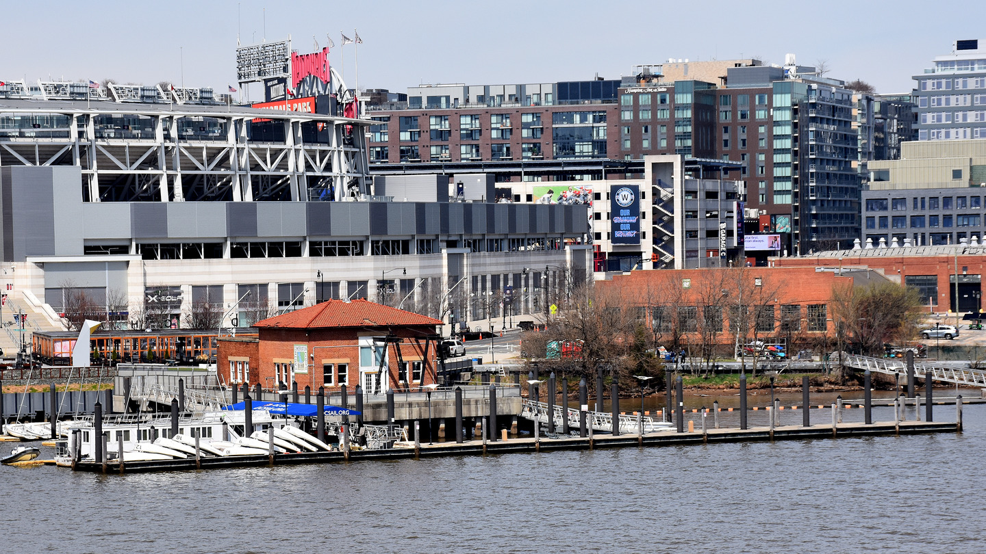CPP Pump House from the Anacostia River.