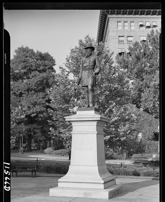 Rawlins statue in Rawlins Park at 18th and E Streets, N.W.