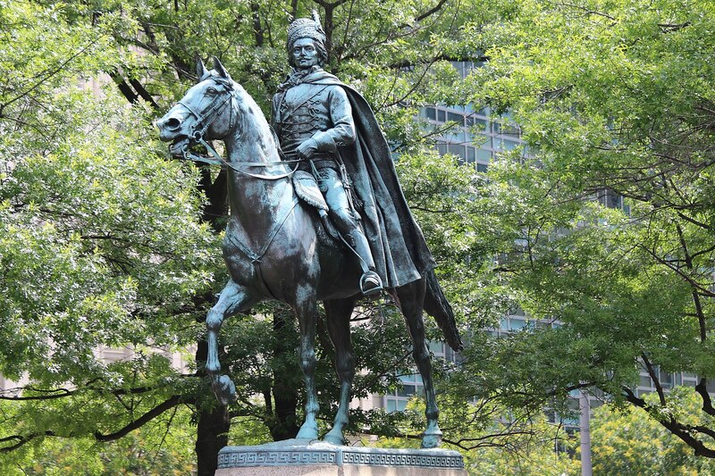 Casimir Pulaski Statue in Washington, DC