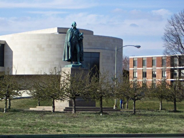 Statue in Ward Circle