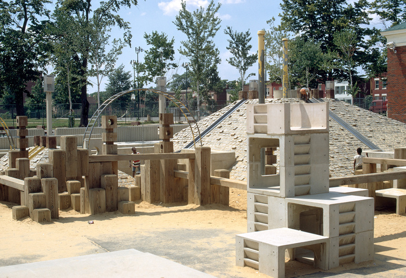 Buchanan Plaza Playground, original layout