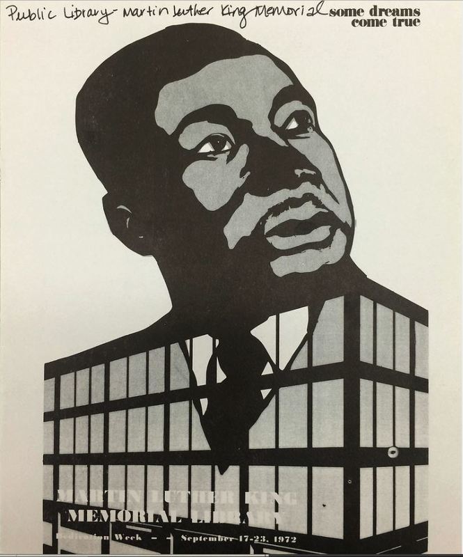 Poster of MLK Library