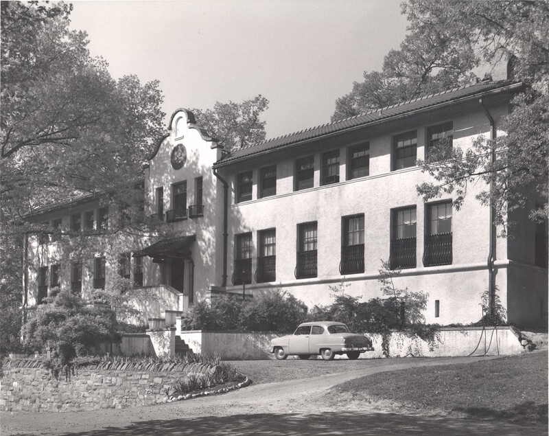 House of Mercy, Front (East) Façade from Rosemount Avenue, c. 1955