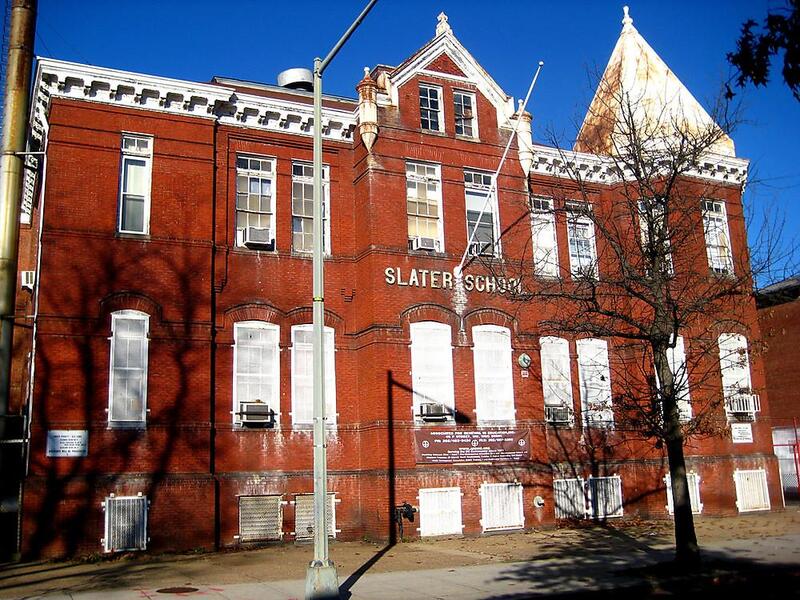 John Fox Slater Elementary School Facade 