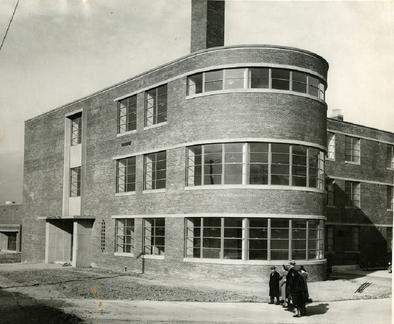 Newly constructed Sousa Junior High in 1950