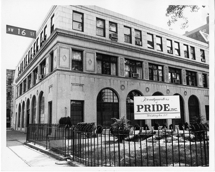 Pride Inc. headquarters, 1536 U Street NW, 1968